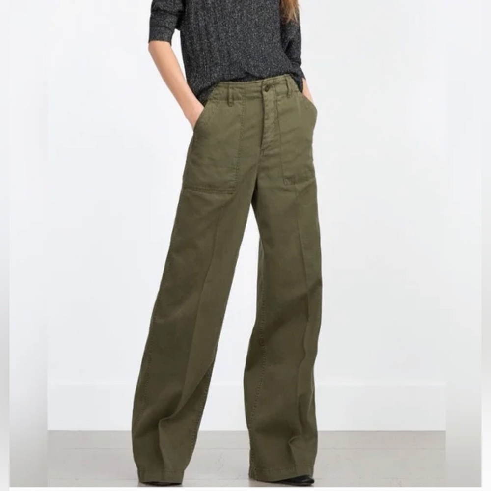 Zara Wide Leg Pants - Picture 4 of 4